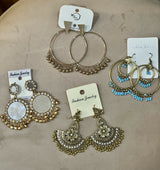 4Pcs Earring Set | Women Jewelry | Earrings | Golden | Brand New