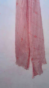Pink Printed Stylish Chnri Dupatta | Women Accessories | Duppatas & Shawls | Standard | Preloved