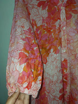 Zellbury | Women Frocks & Maxis | Orange & White | Large | Preloved