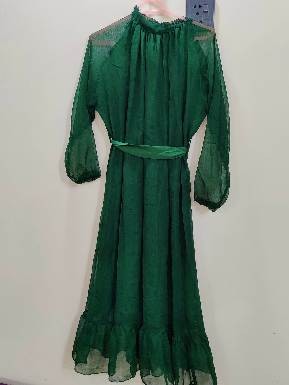 Bottle Green Maxi | Women Frocks & Maxis | Medium | New