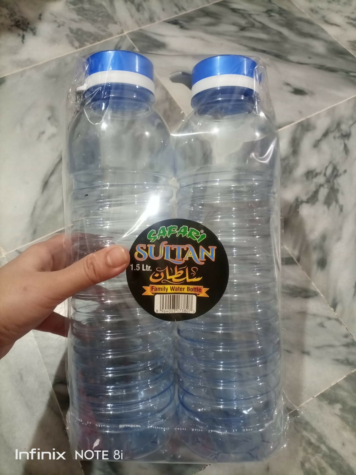 Pack of 2 Safari sultan water Bottles | For Your Home | Brand New with Tags