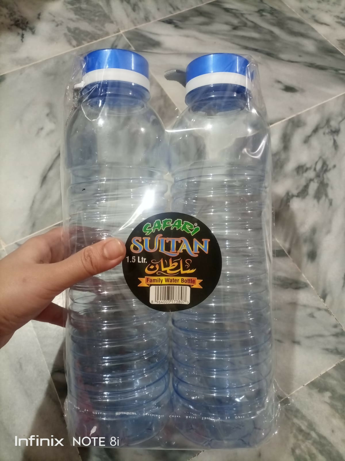 Pack of 2 Safari sultan water Bottles | For Your Home | Kitchen | Brand New with Tags