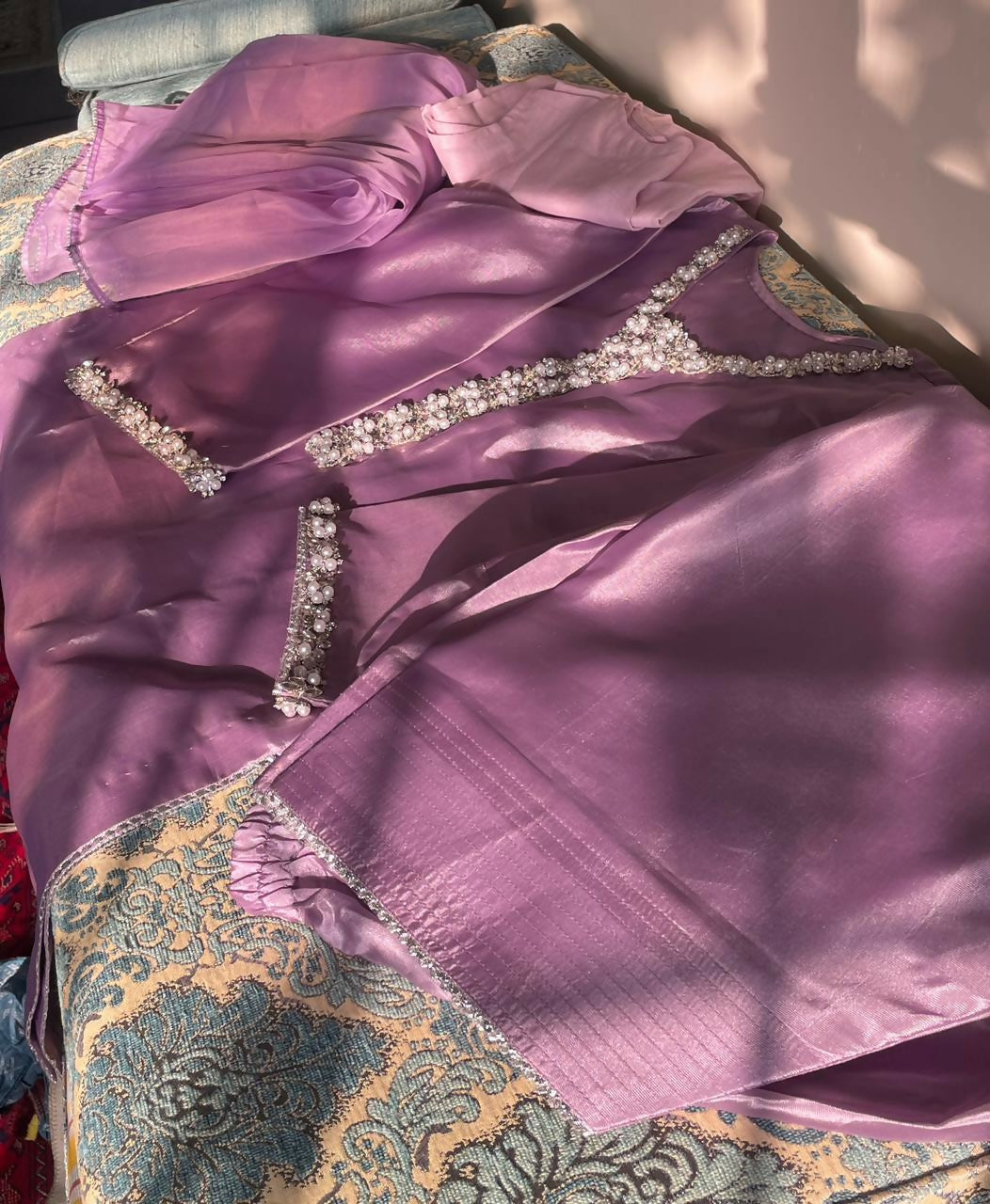 Lavender Gloss | Women Locally Made Kurta | Small | New