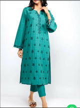Saya | Women Branded Kurta | Teal Green | Small | Brand New