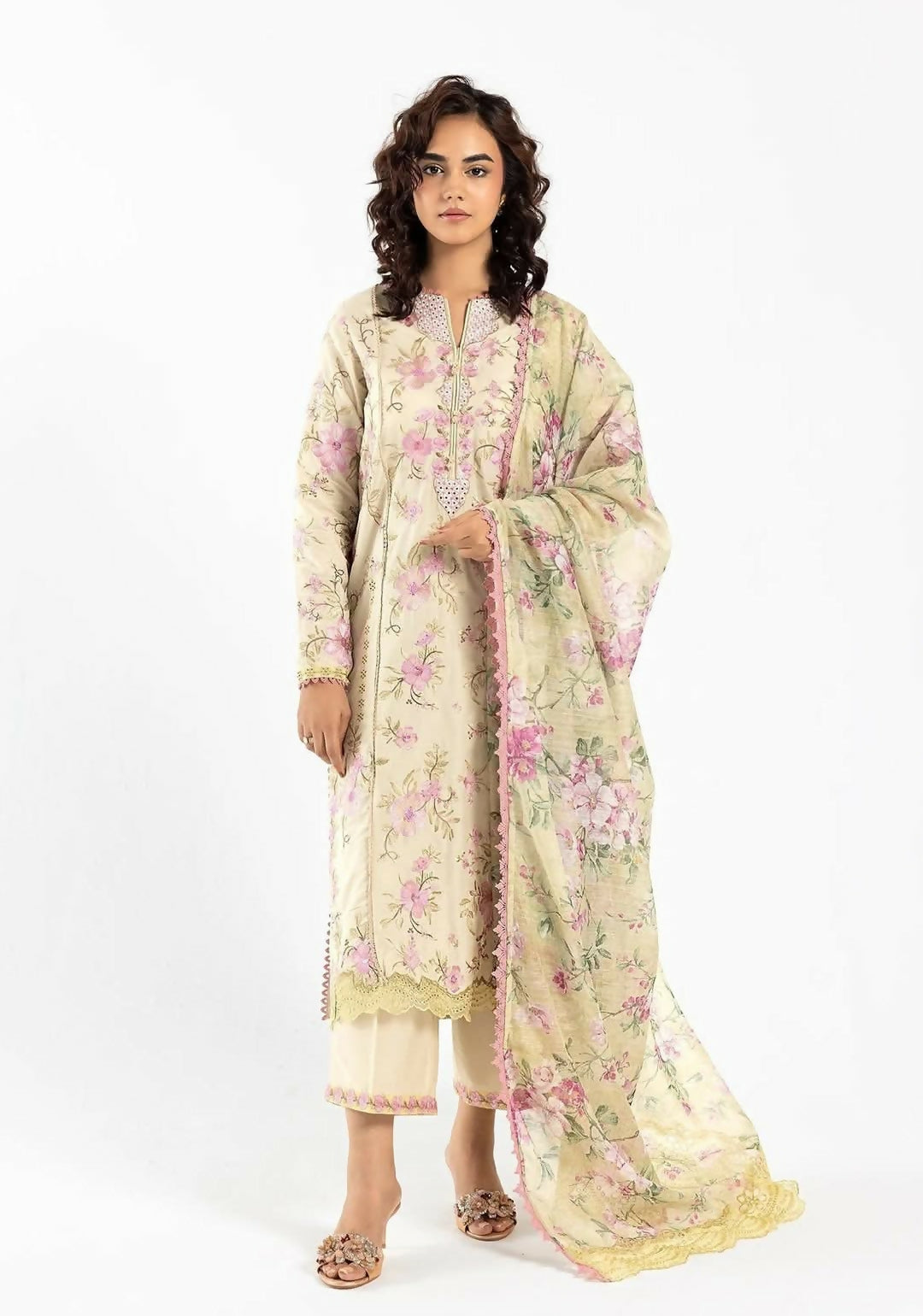 Ethnc | Women Branded Kurta | Small | Lemon Yellow Kurta | Worn Once