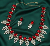 Oval Pear Necklace Set-059 | Women Jewelry | Wedding Jewelry & Sets | Brand New