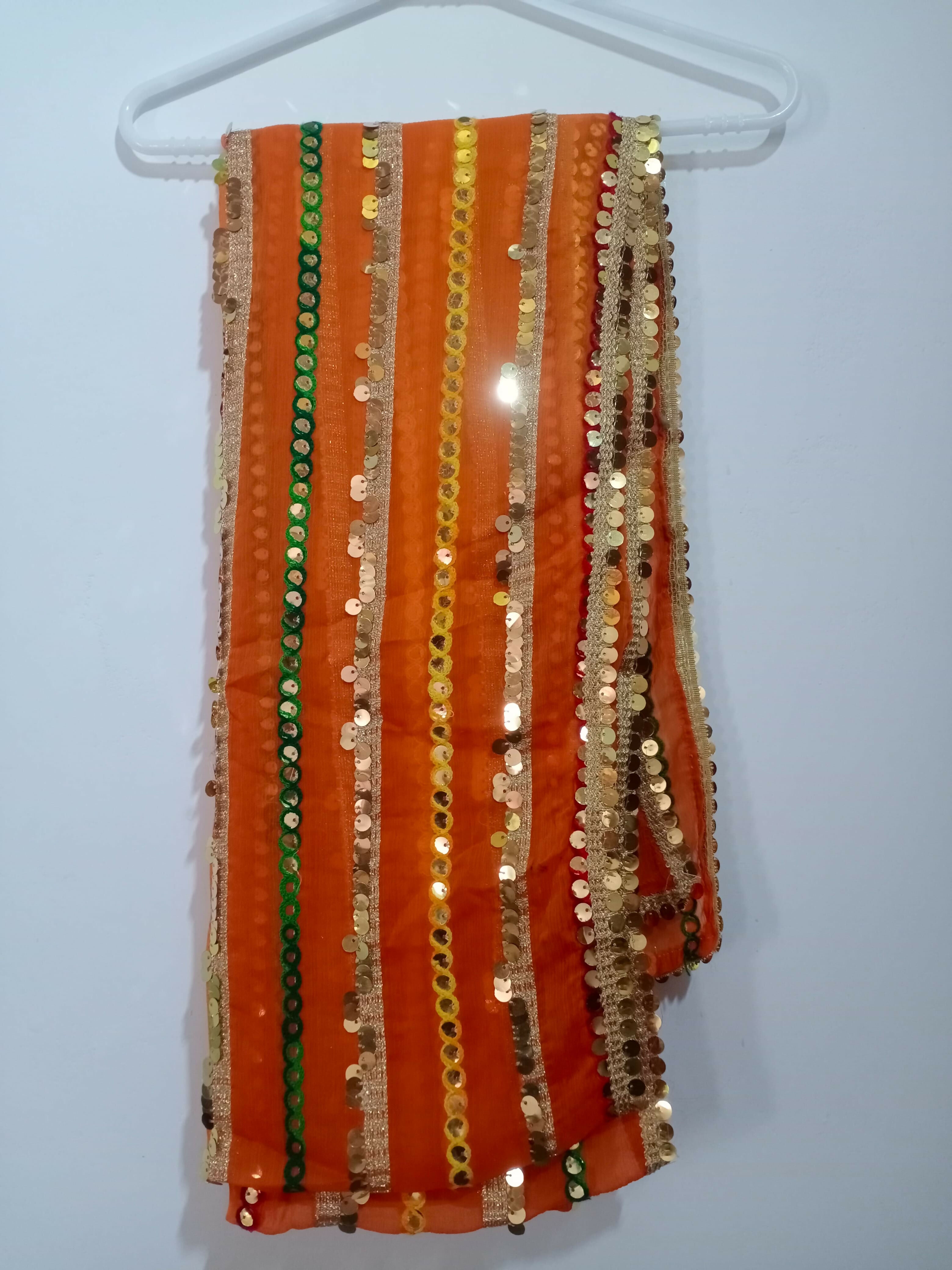 Multi chiffon Lehanga choli | Women Locally Made Formals | X Large | Preloved