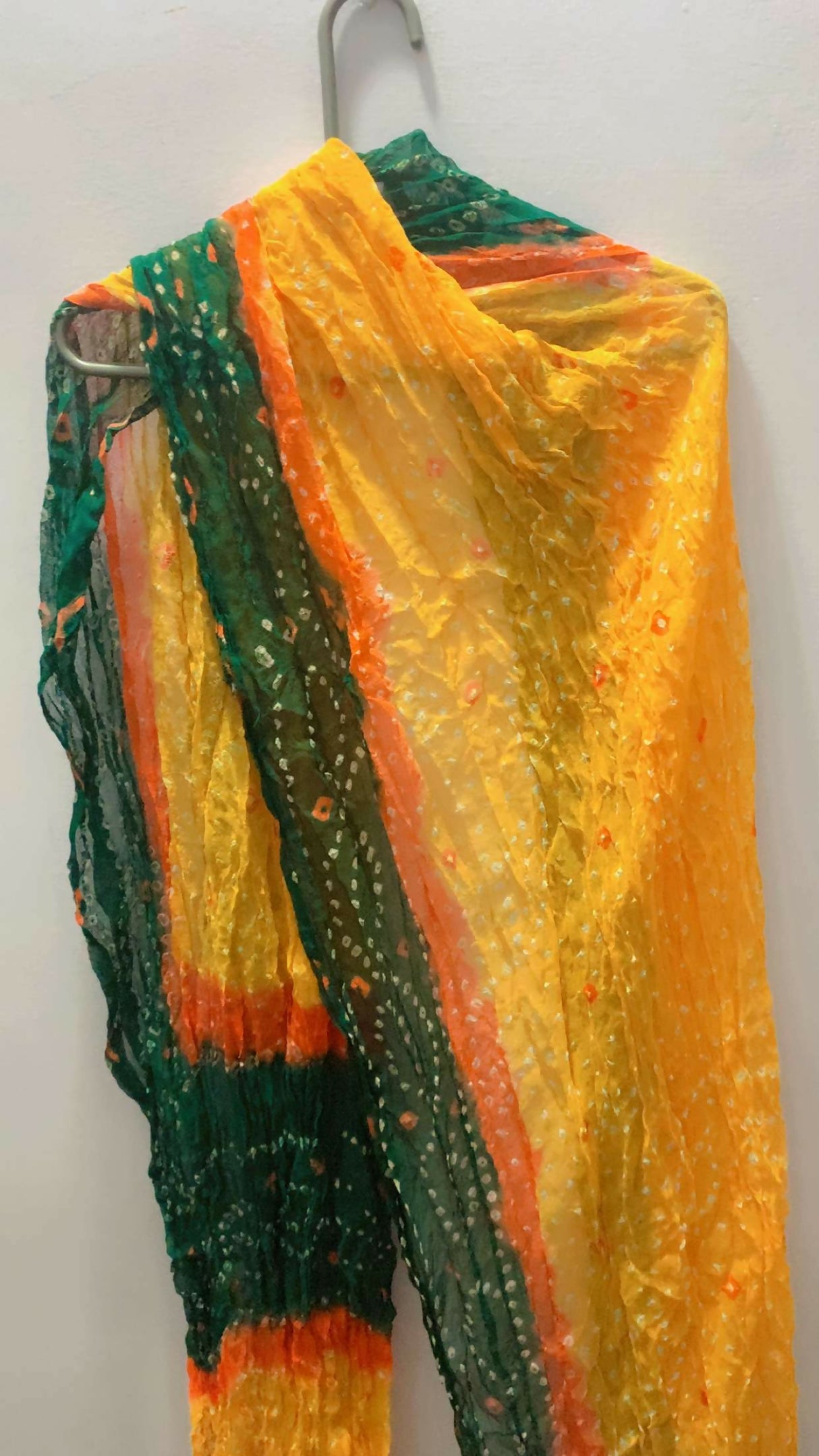 Yellow Mayon Chunri Staller/ Scarf | Women Accessories | Standard | Preloved