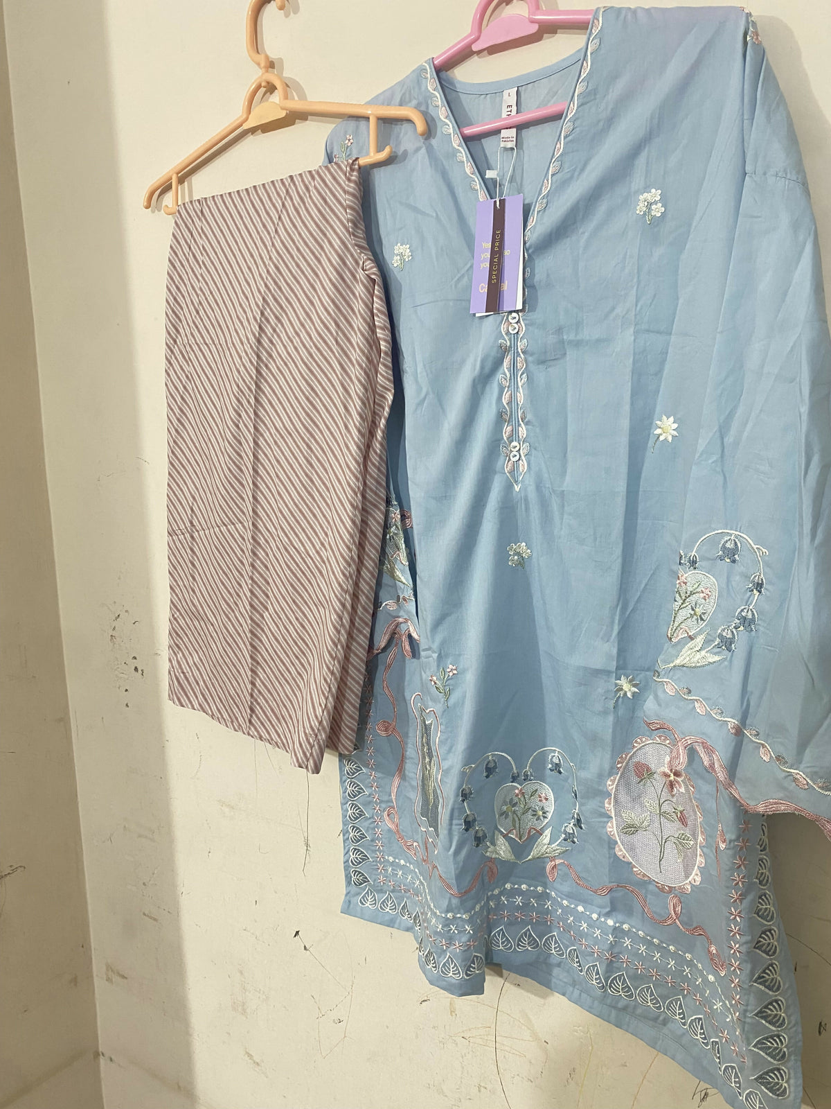 Ethnc | Women Branded Kurta | Sky Blue | Large | Brand New