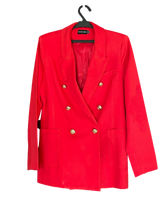 Red Blazer | Women Sweaters & Jackets | Medium | Worn Once