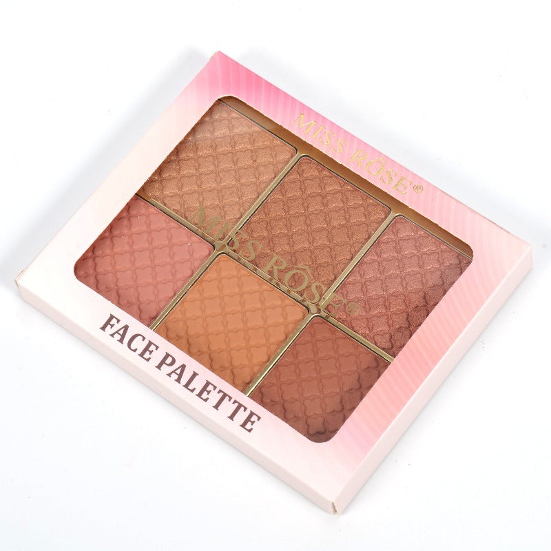 Buy Missrose 6 Color Square Face Palette (all in one) in Pakistan
