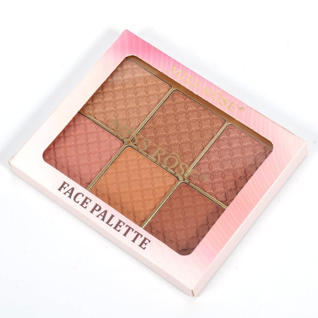 Buy Missrose 6 Color Square Face Palette (all in one) in Pakistan