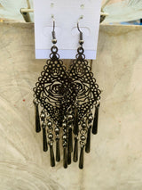 Black Earrings | Women Jewelry | Small | New