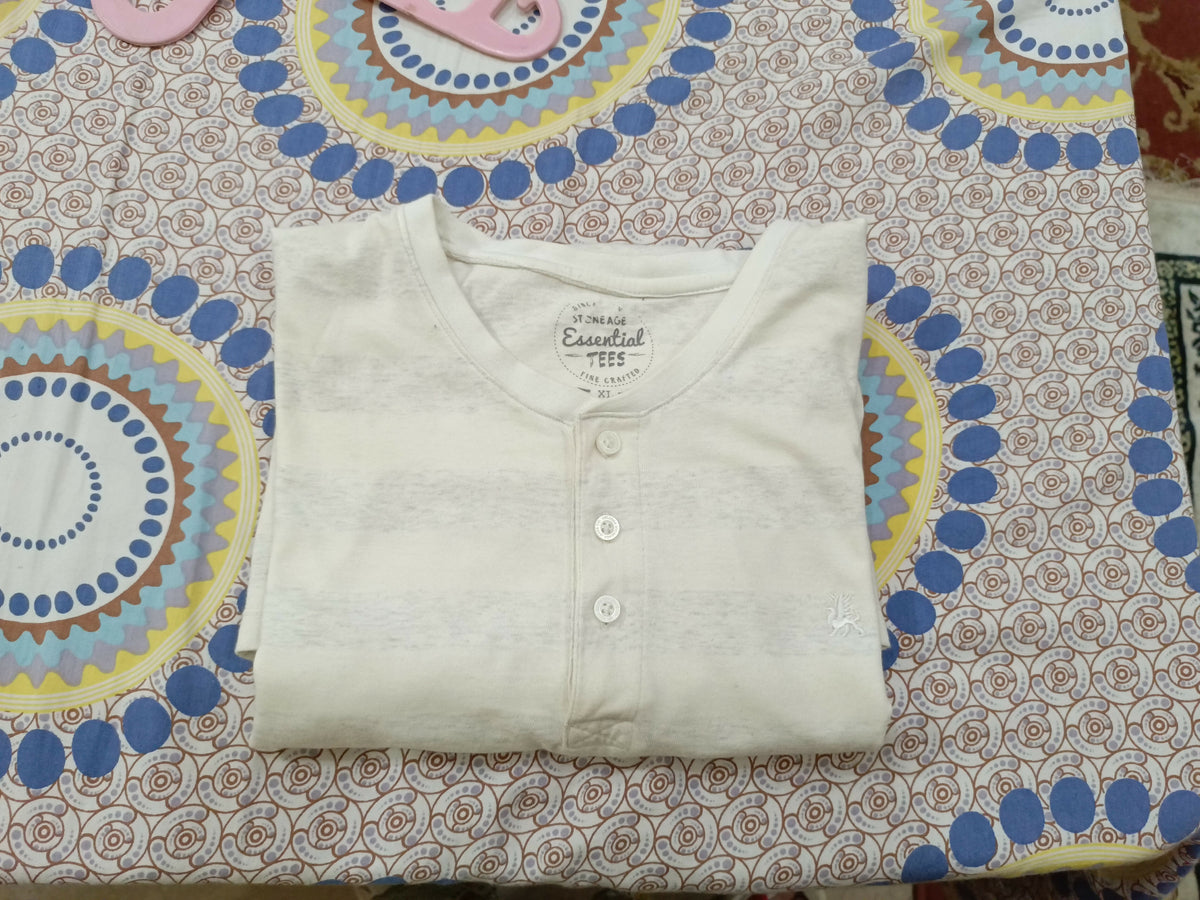 Stone Age | Men Shirts & Tops | White | XLarge | Preloved