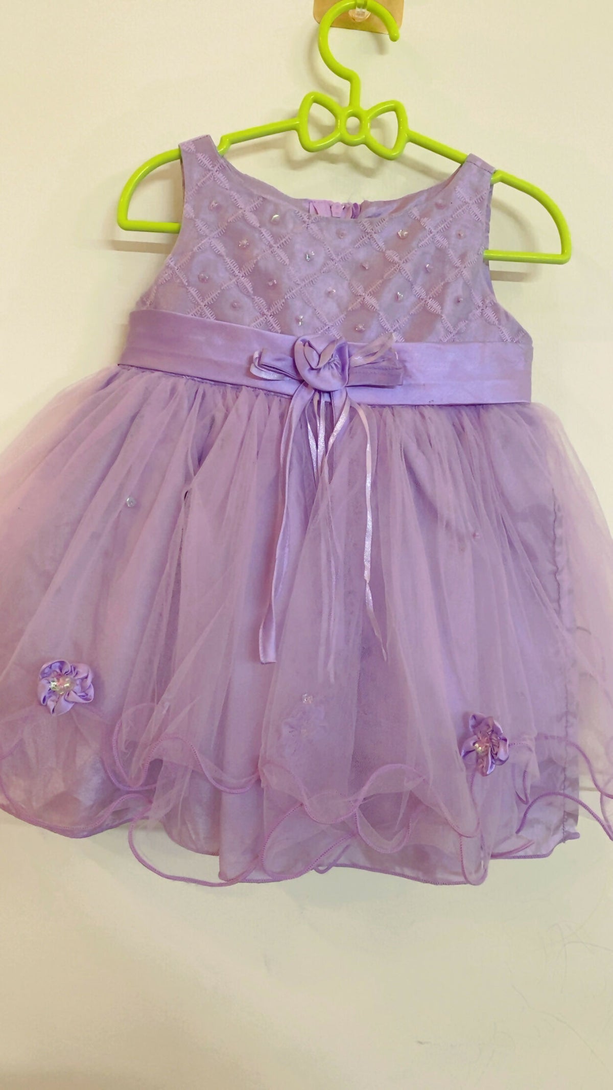 Fancy Imported Frock | Kids | Girls Skirts & Dresses | Purple | Size: 1 to 2 Yrs | Worn Once