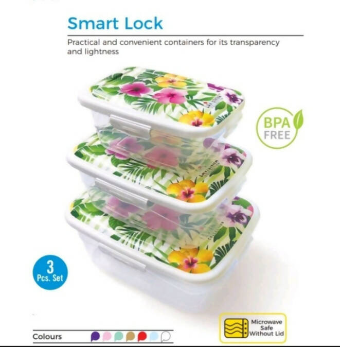 Smart Lock 3 pc Bowl Set | Home & Decor ( Kitchen )| New