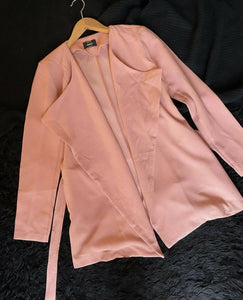 Only | Pink Blazer Coat | Women Sweaters & Jackets | Medium | Worn Once
