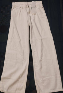 White Wide leg pant (Size: M ) | Women Bottom & Pants | New