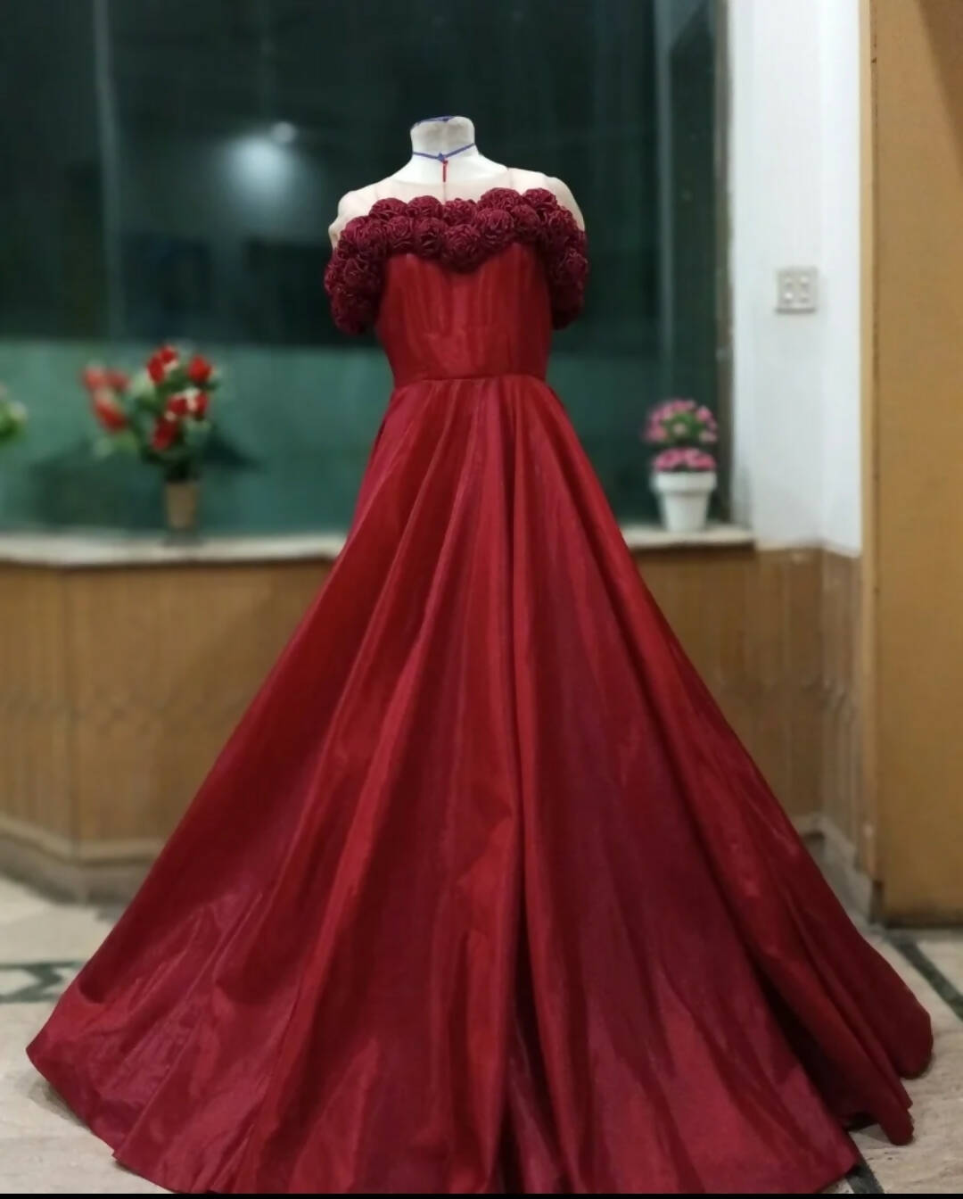 Scarlet Bloom Formal Gown | Women Formals | Medium | New