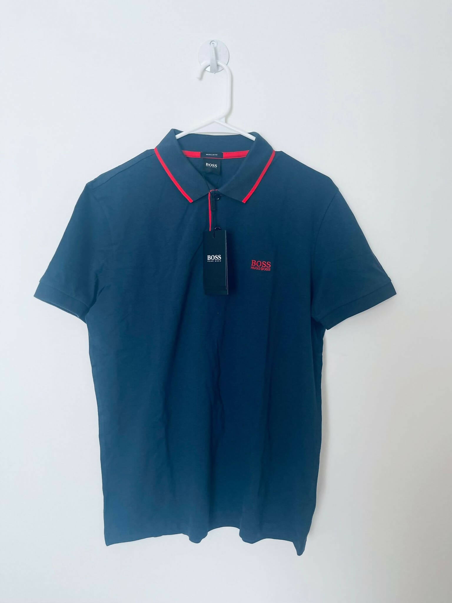 Boss | Blue Polo Shirt (Medium) Boss | Men T-Shirts & Shirts | Brand New