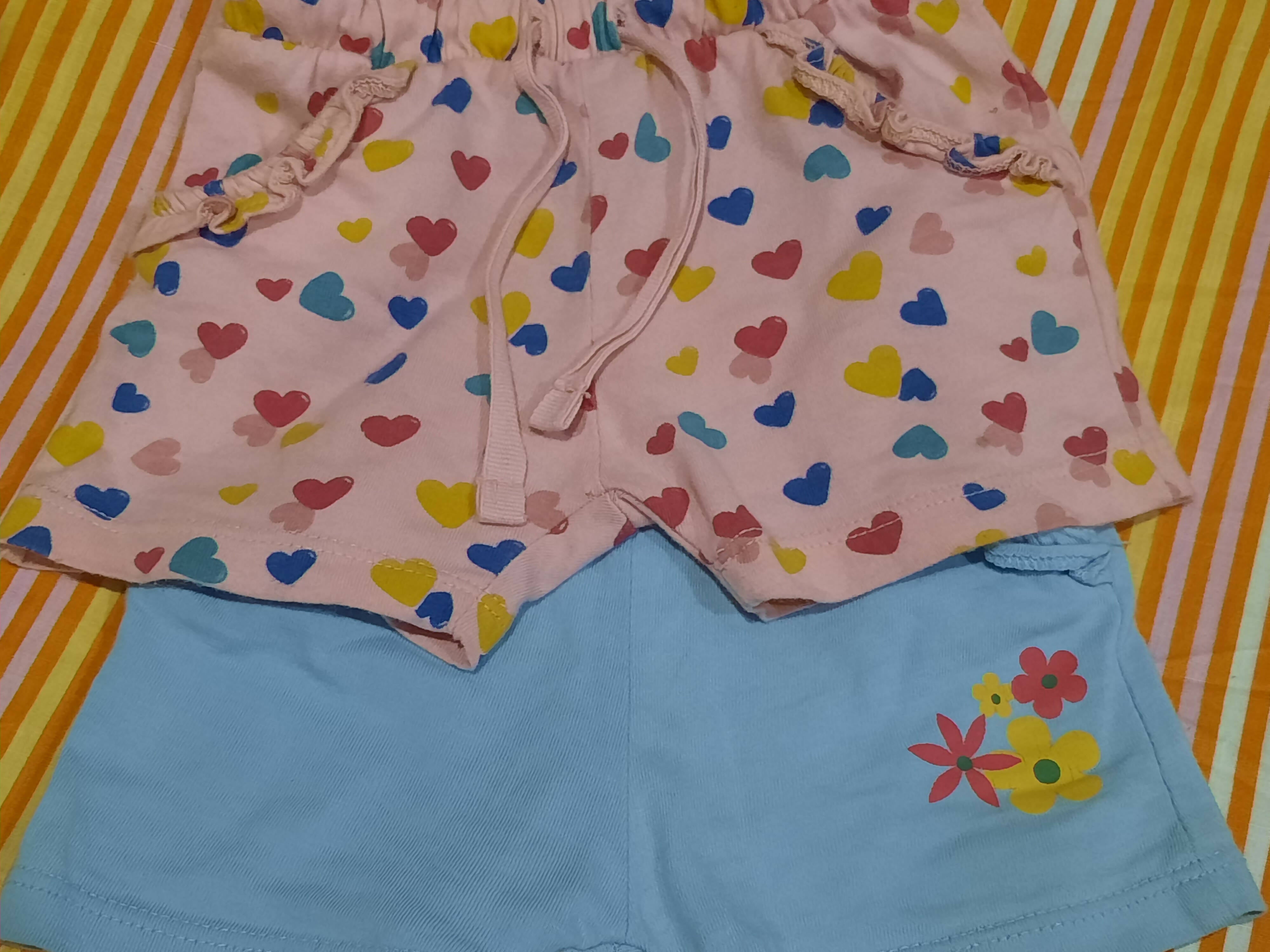 Pack of 2 Shorts for girls (Size: 0 to 3 months ) | Girls Bottoms & Pants | Preloved