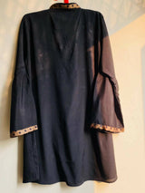 Black Kurta | Women Locally Made Kurta | Medium | Worn Once