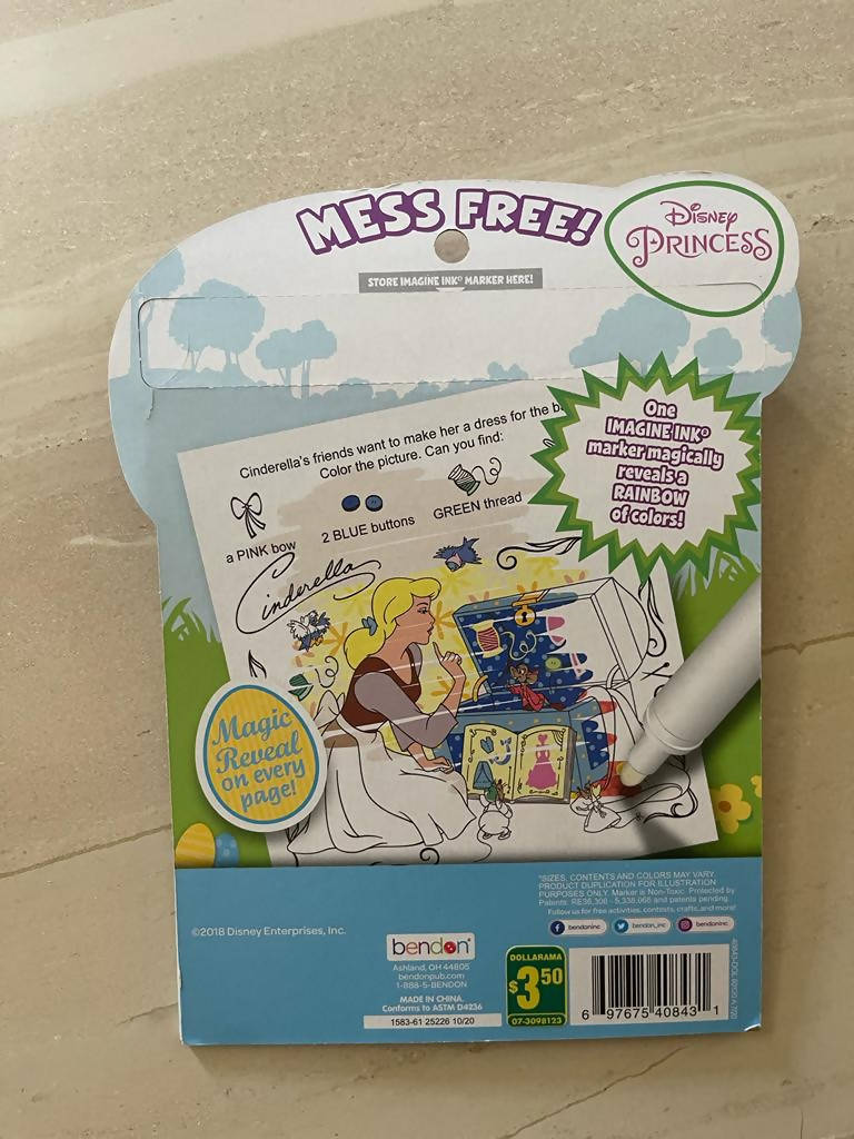 Disney Princess Activity Marker Book | Toys & Baby Gear | Preloved