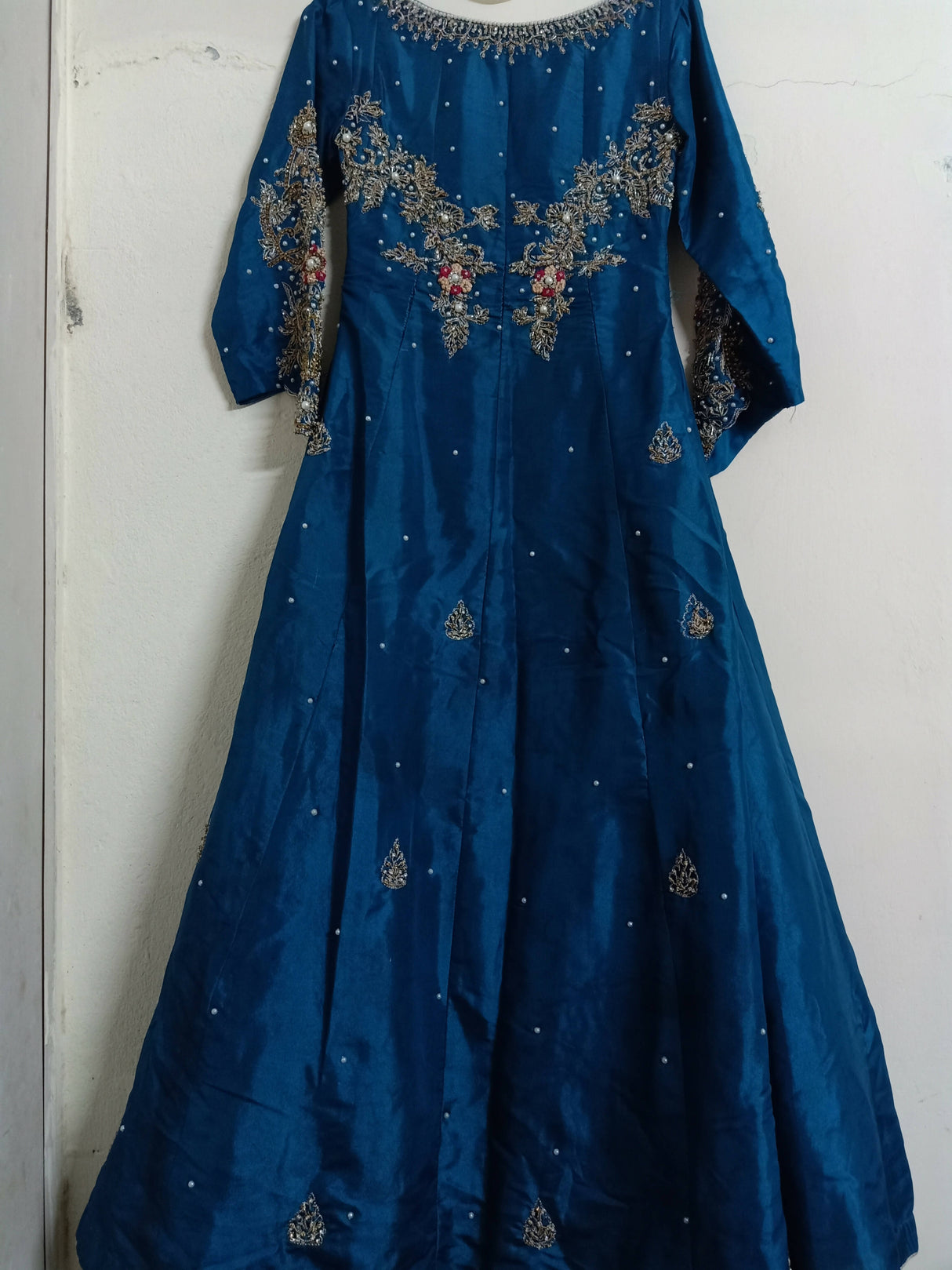 Zinc embroidered maxi | Women Frocks & Maxis | X Small | Worn Once