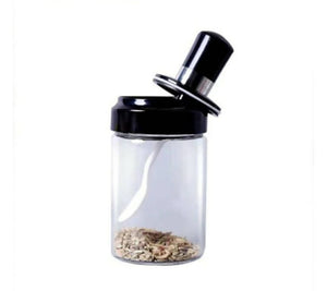 Set of 2 Spice Jars with Spoon Attached with Lid | Home & Decor | Brand New with Tags