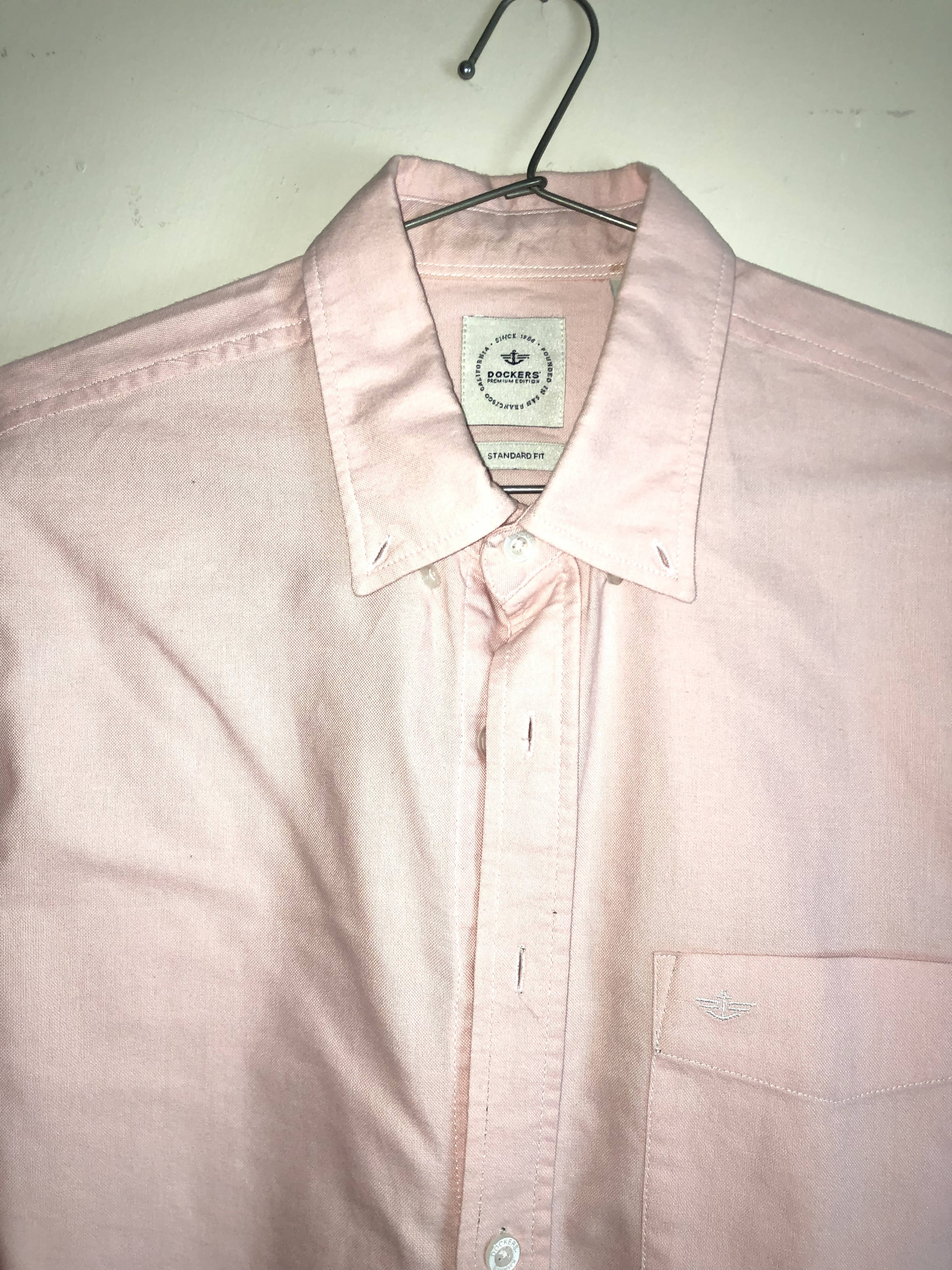 Dockers | Pink Shirts | Men T-Shirts & Shirts | Preloved