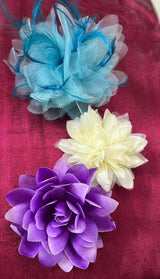 Fancy Flowers Hair Clips | Kids | Girls Hairbands & Hair Accessories | Worn Once