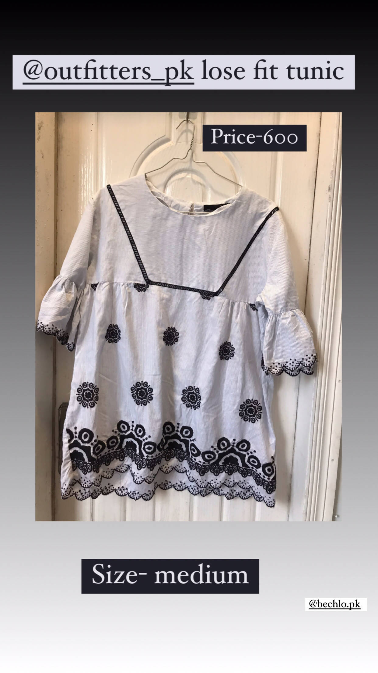 Outfitters | Loose Fit Tunic | Women Tops & Shirts | Worn Once