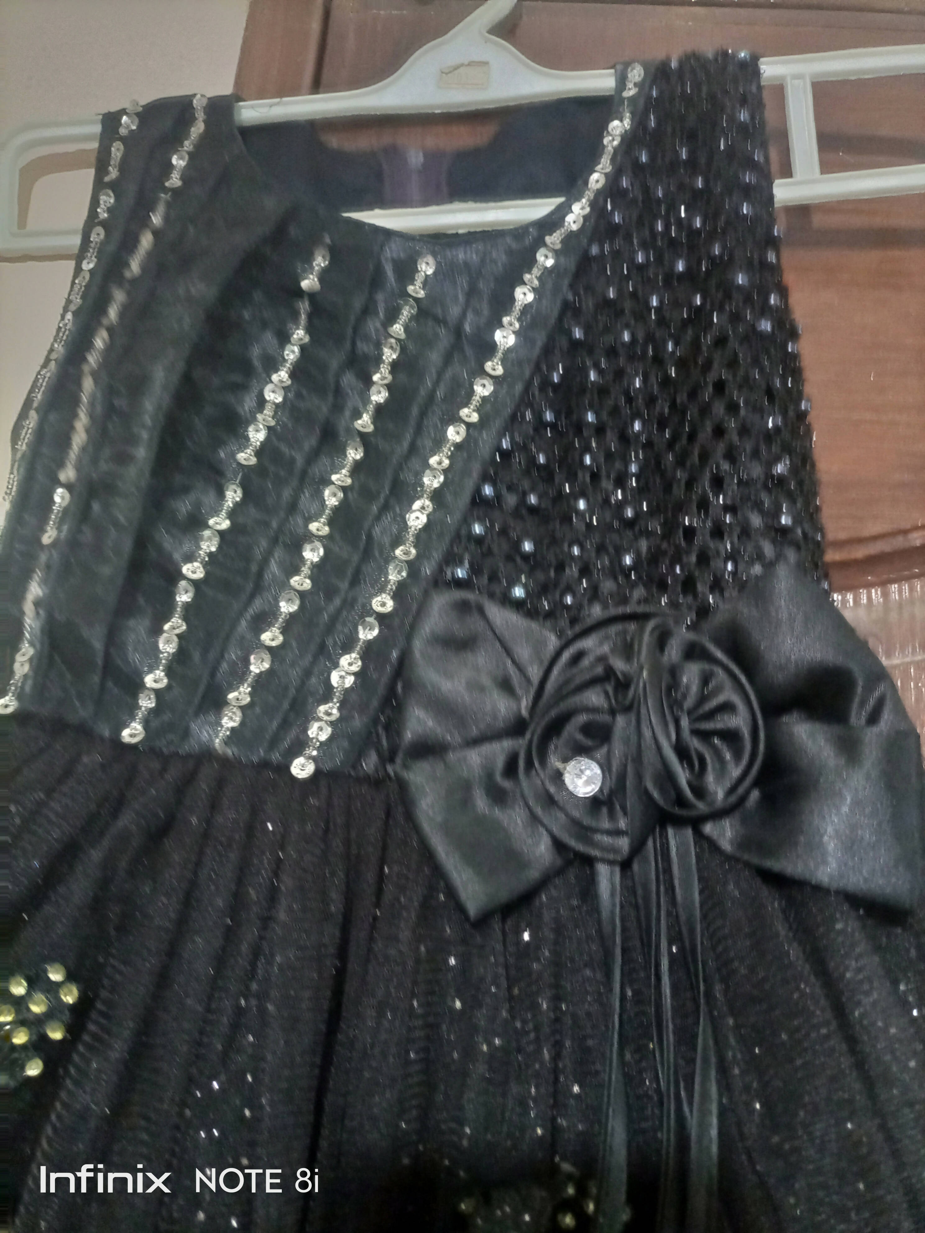 Black fairy frock | Size : 8 to 11 years | Girls skirts and Dresses | Worn Once.