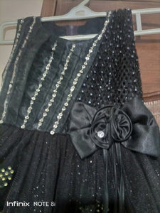 Black fairy frock | Size : 8 to 11 years | Girls skirts and Dresses | Worn Once.