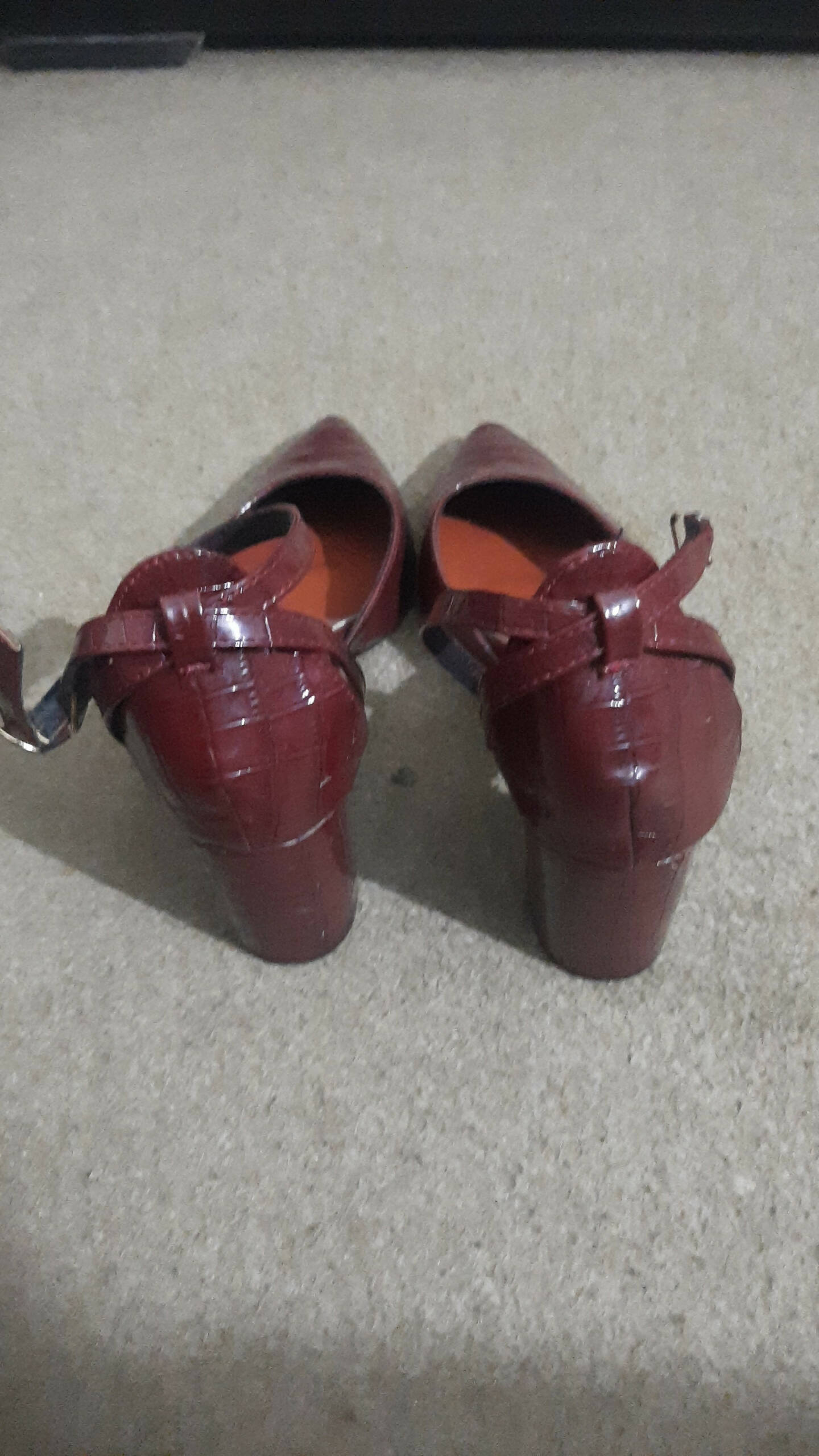 Brown Block Heels | Women Shoes | Size: 37 | Preloved