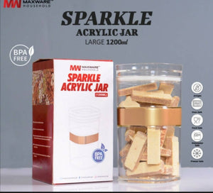 Sparkle Air Tight Acrylic Jar | Home & Decor ( Kitchen ) | New