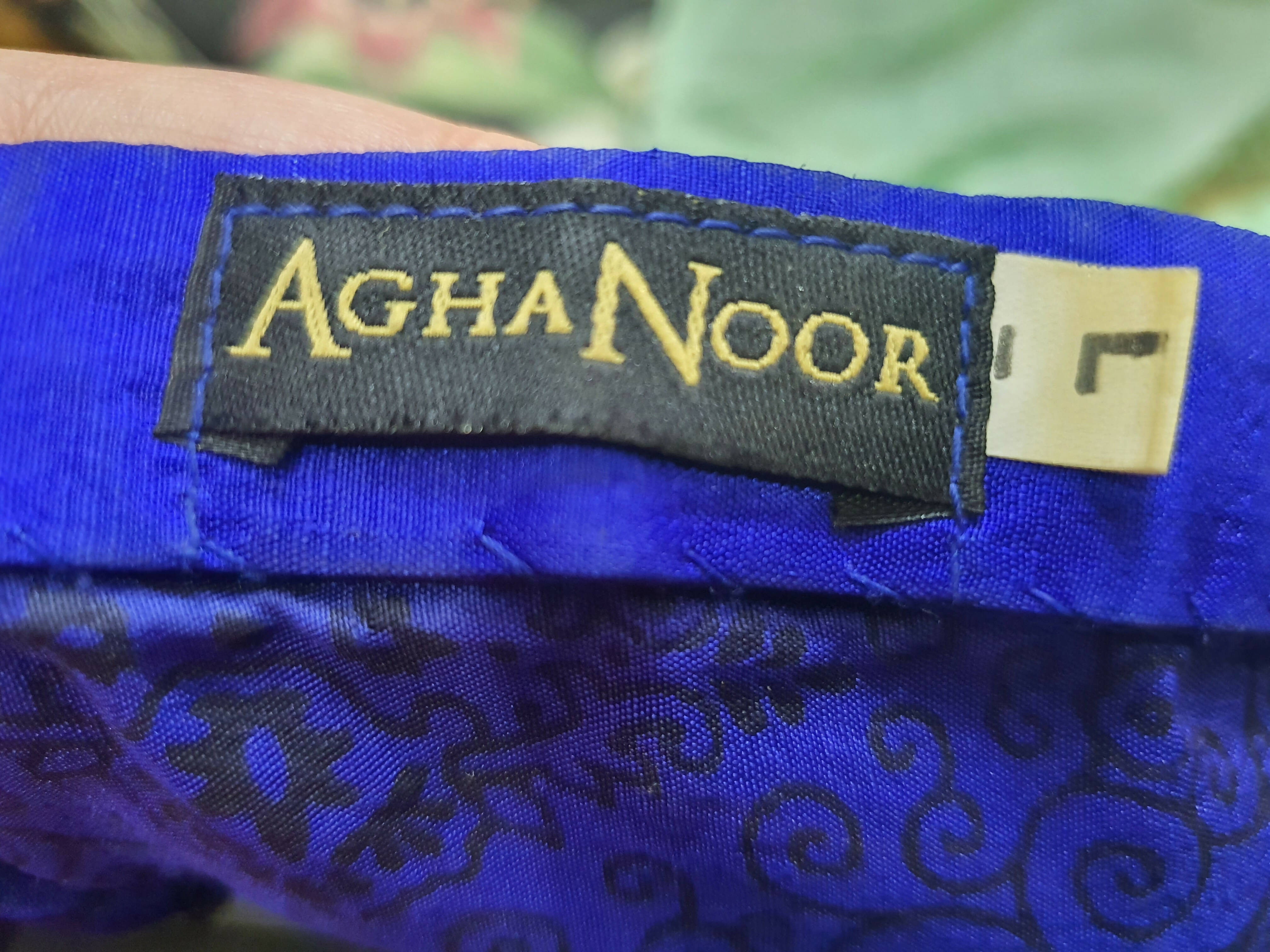 Agha Noor | Fancy Shirt (Size: L ) | Women Branded Kurta | Worn Once