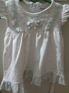 Light Pink and Grey Frock | Girls Skirts & Dresses | Preloved