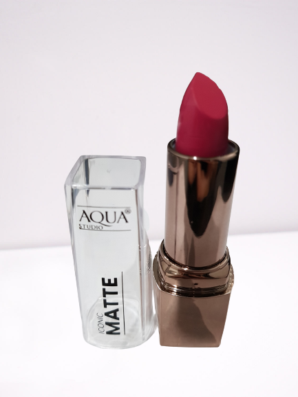 CERISE PINK ICONIC MATTE AQUA STUDIO LIP STICK