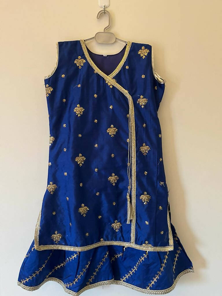 Blue Ghrara (3PC) | Shirts & Dress | Brand New