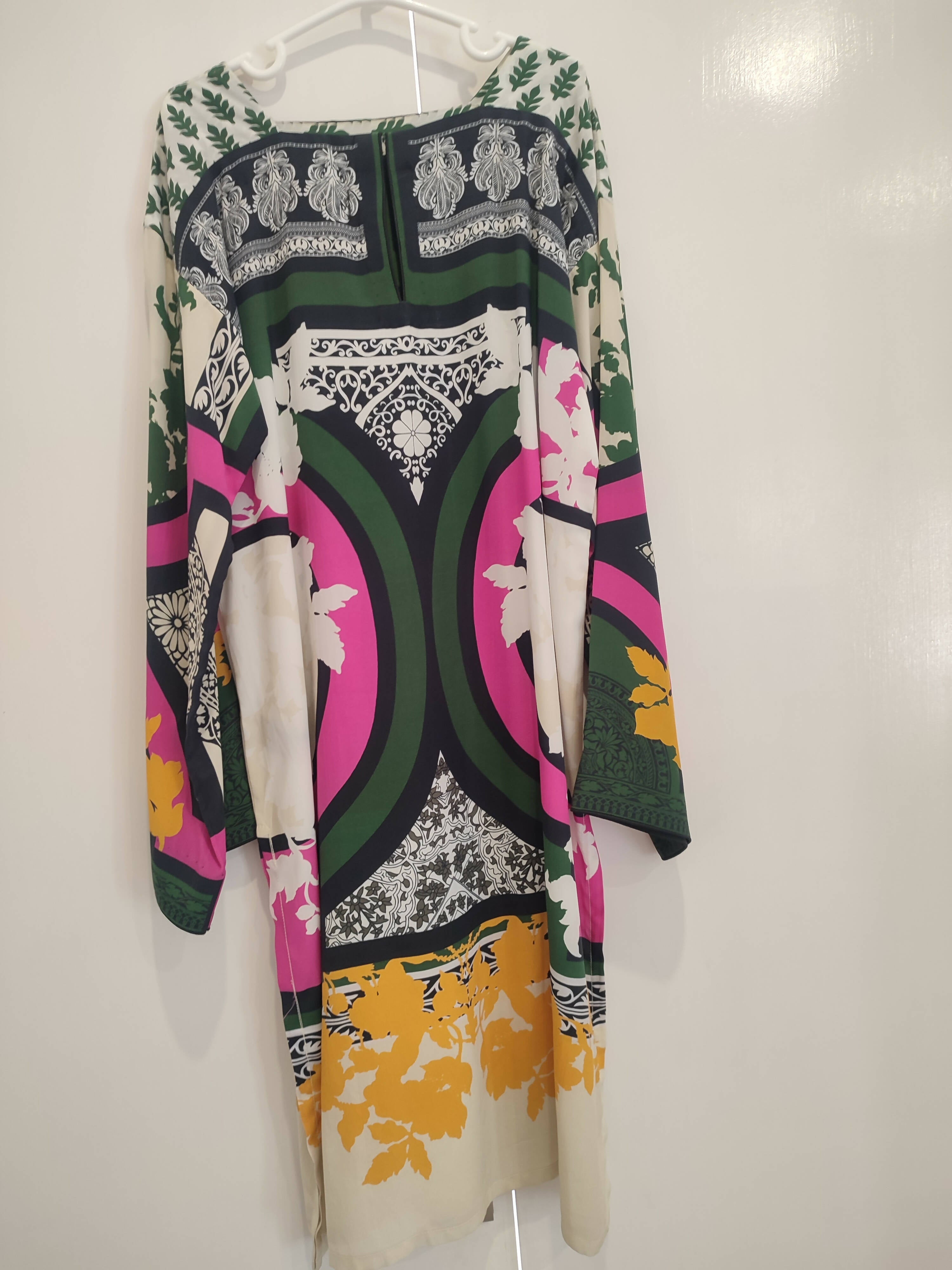 Sana Safinaz | Printed Silk tunic | Women Branded Kurta | Brand New