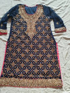 Sharara with long shirt | Women Locally Made Formals | Large |Preloved