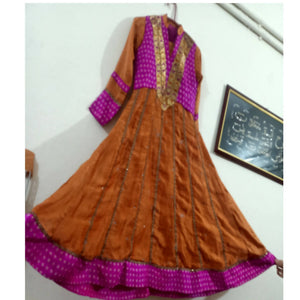 Formal party wear light brown frock | Women Formals | Preloved