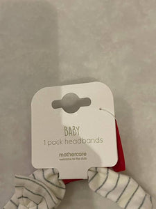 Mothercare | White Headband | Girl's Hairbands & Hair Accessories | Brand New
