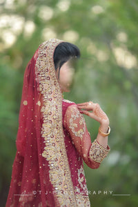 Beautiful Red Barat Suit | Women Bridals | X Small | Worn Once