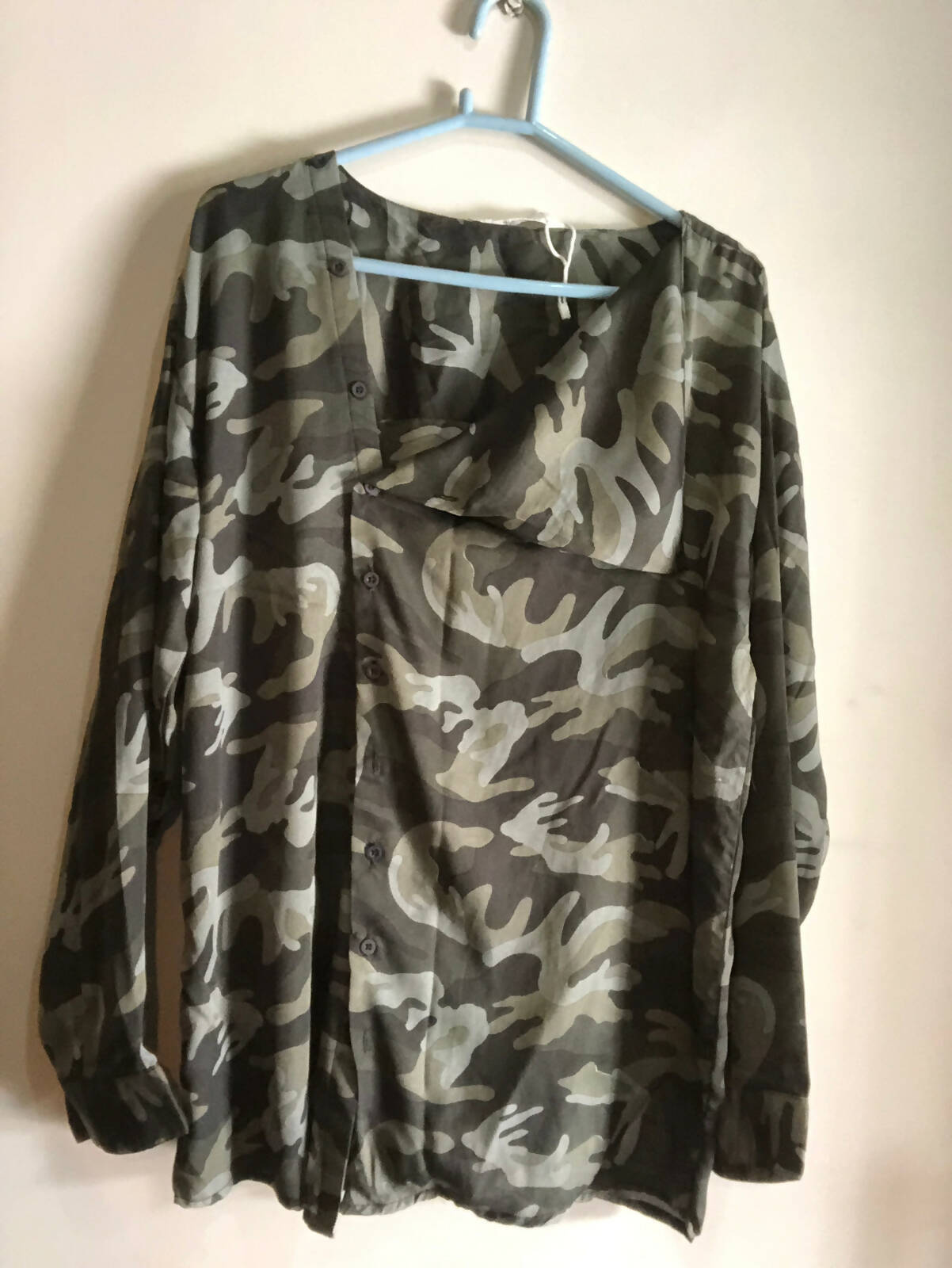 ENGINE | camouflage print shirt | Women Tops & Shirts | Preloved