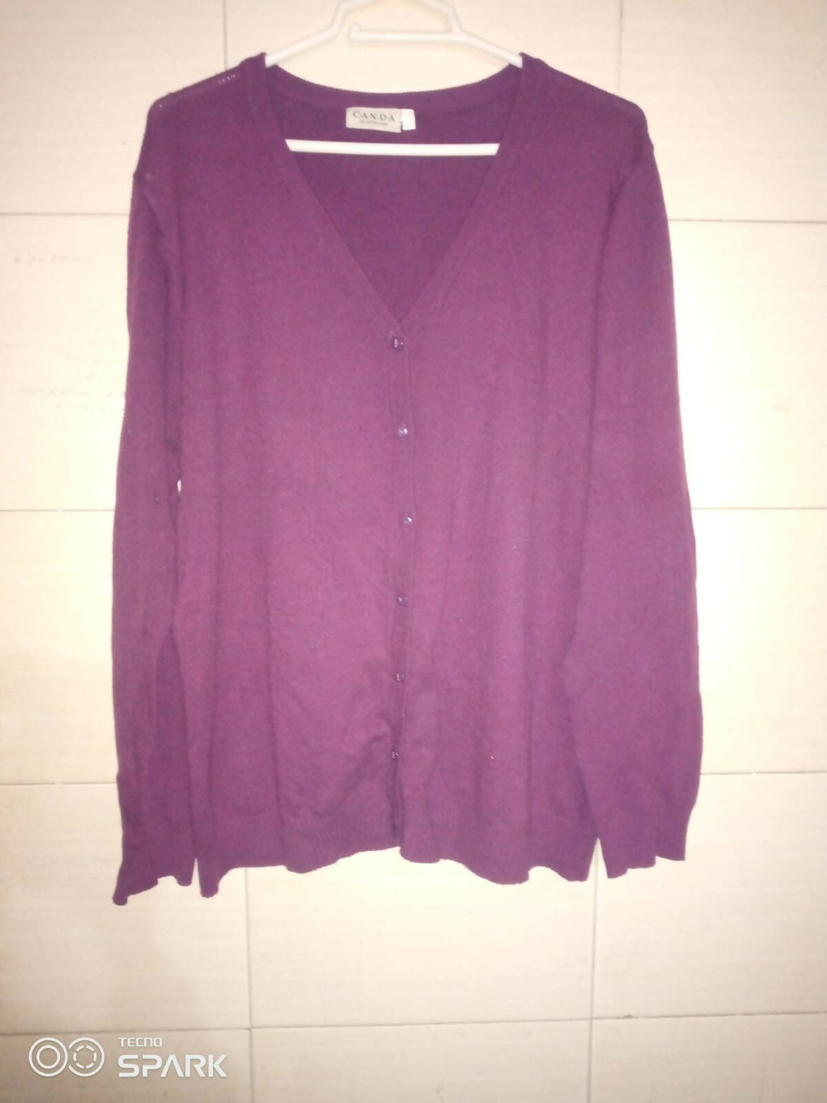 Purple Woolen Sweater | Women Sweaters & Jackets | Large | Preloved