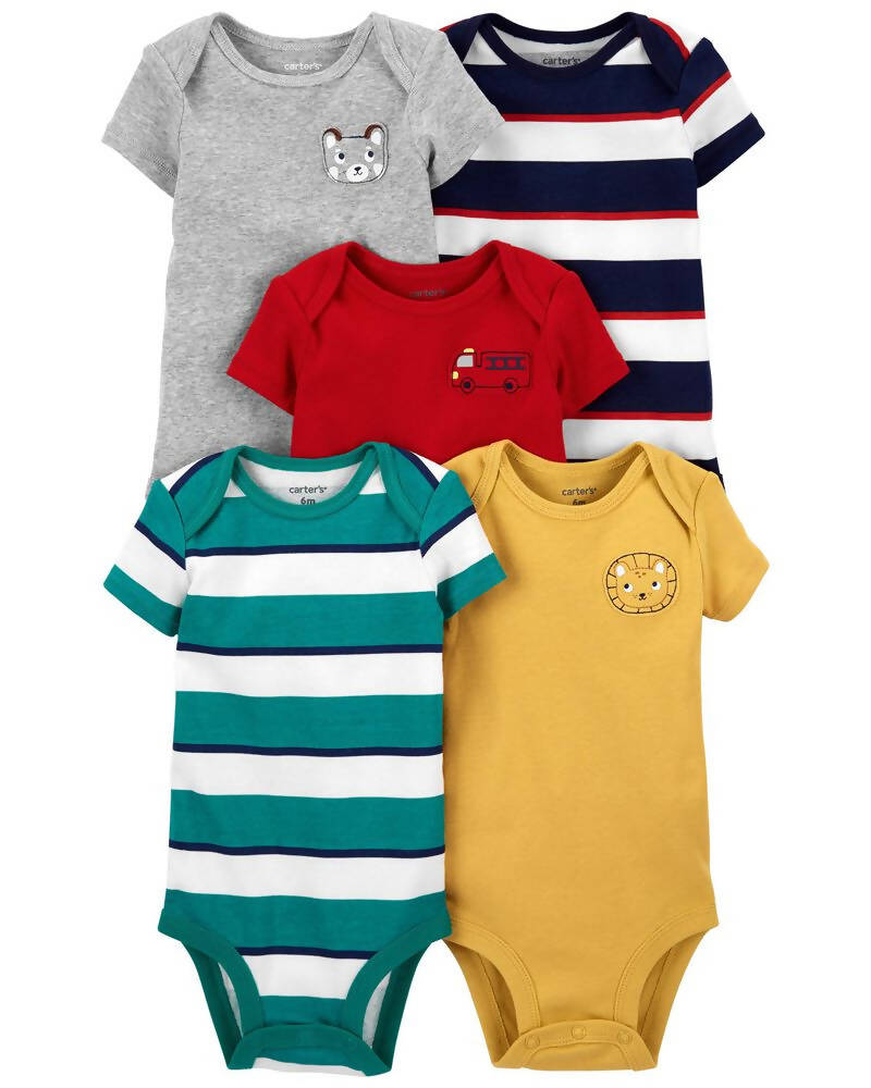 Carters | 5 BABY body suits UNISEX | Baby Bodysuits & Onesies | Brand New