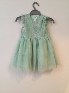 Green Net frock (1.5 to 2 years) | Girls Skirts & Dresses | Preloved