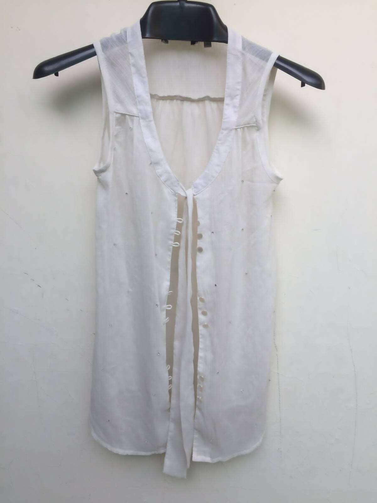 Open White shirt | Women Tops & Shirts | Small | Worn Once